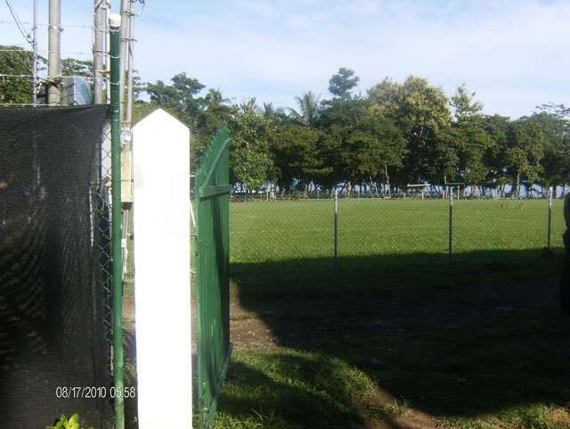 View of Beach from Gate